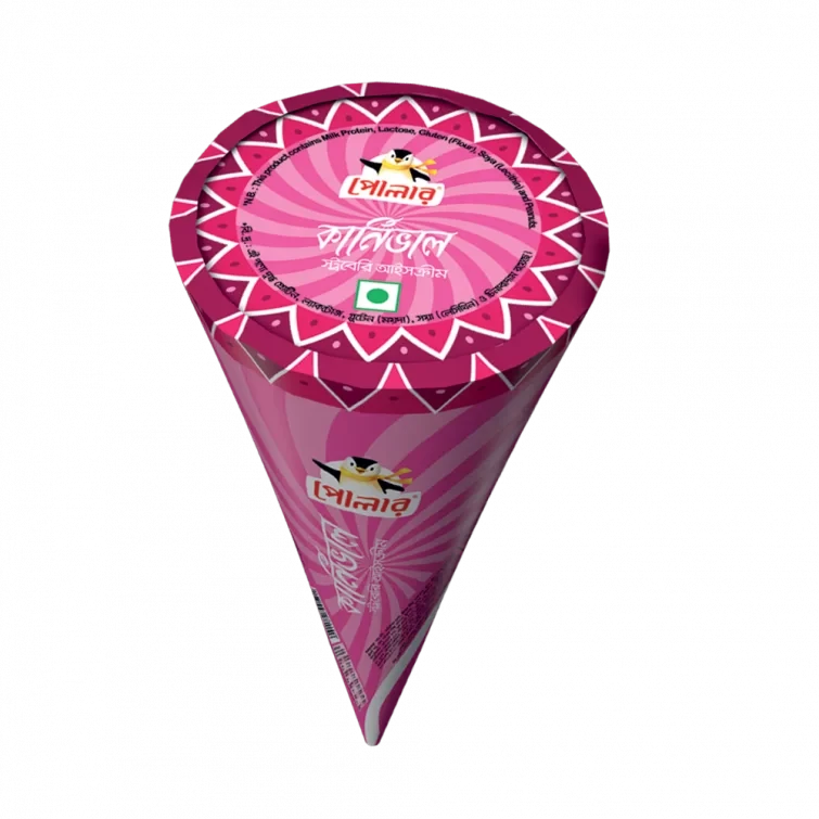 Polar Cone Strawberry Ice Cream