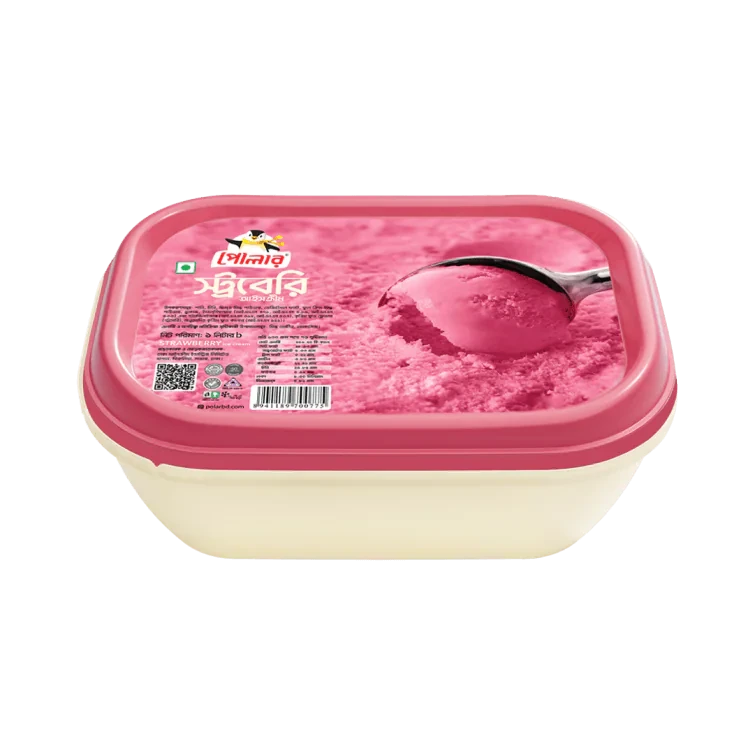 Polar Strawberry 1ltr Ice Cream